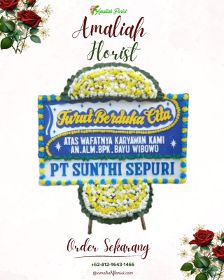 Papan Bunga Duka di Pulo Berayan Kota