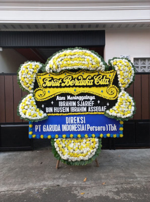 Papan Bunga Duka di Pulo Berayan Kota